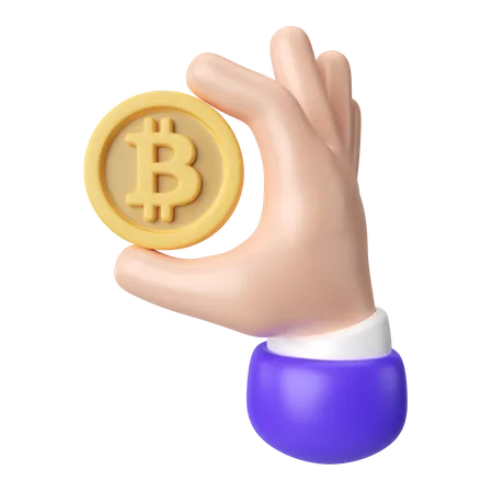 Bitcoin  3D Icon