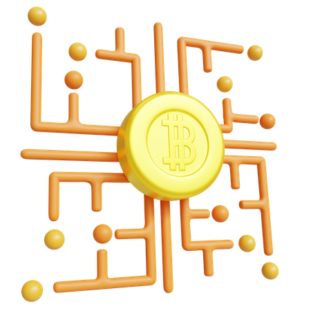 Bitcoin  3D Icon