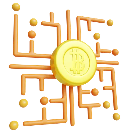 Bitcoin  3D Icon