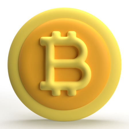 Bitcoin  3D Icon