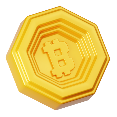 Bitcoin  3D Icon