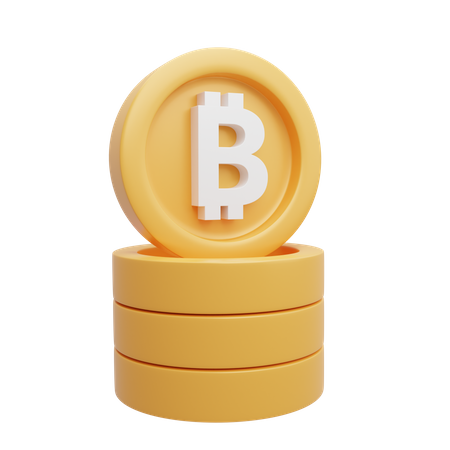 Bitcoin  3D Icon