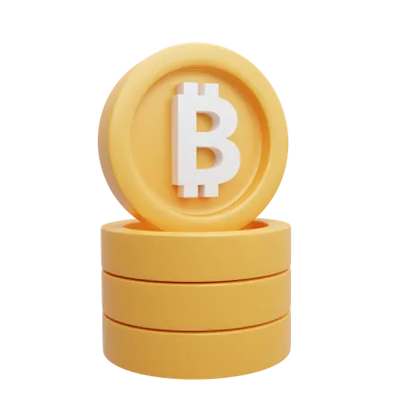 Bitcoin  3D Icon