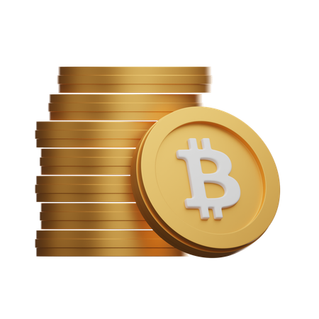 Bitcoin  3D Icon