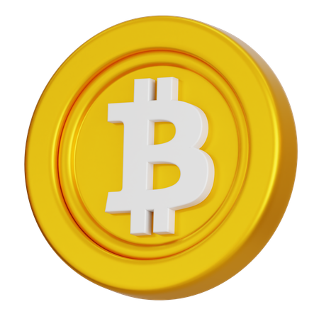 Bitcoin  3D Icon