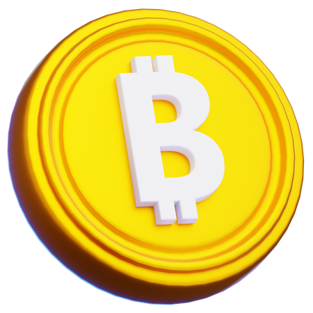 Bitcoin  3D Icon