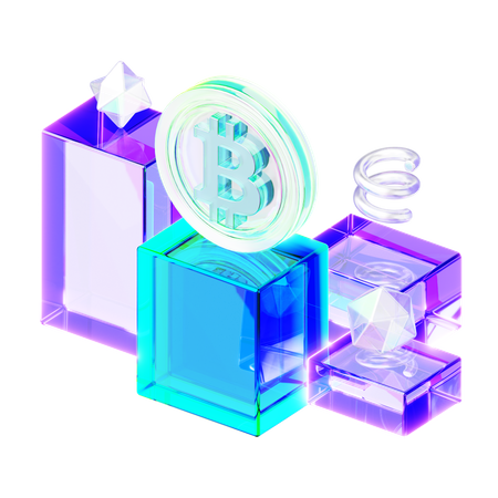 Bitcoin  3D Icon