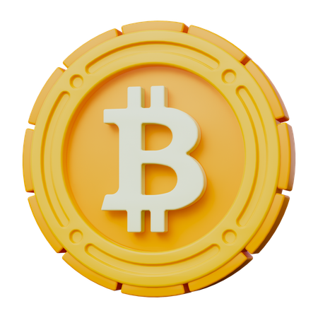 Bitcoin  3D Icon