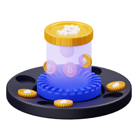 Bitcoin  3D Icon