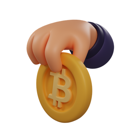 Bitcoin  3D Icon