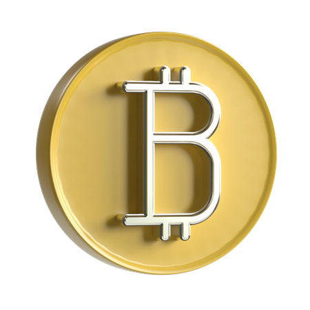 Bitcóin  3D Icon