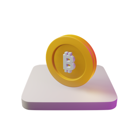 Bitcoin  3D Icon