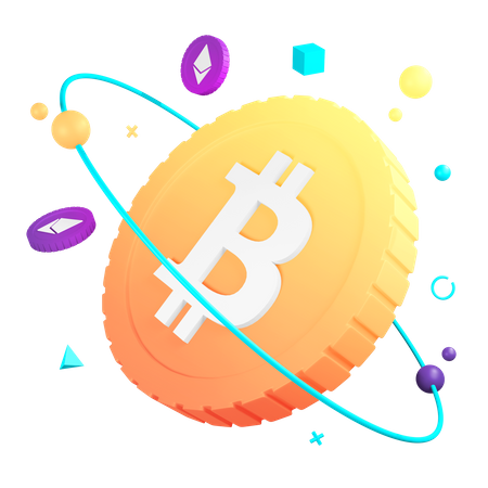 Bitcoin  3D Icon