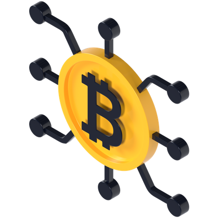 Bitcoin  3D Icon