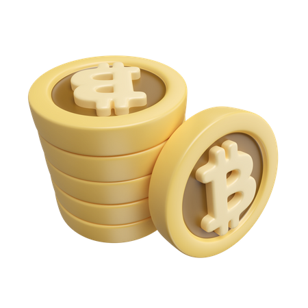 Bitcoin  3D Icon