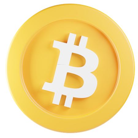 Bitcoin  3D Icon