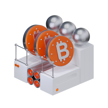 Bitcoin  3D Icon
