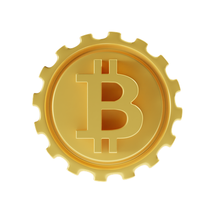 Bitcóin  3D Icon