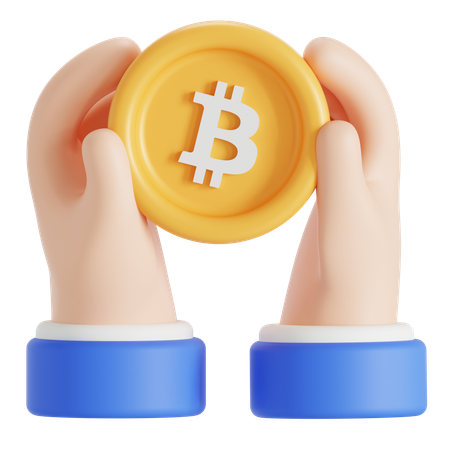 Bitcoin  3D Icon