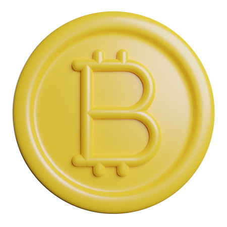 Bitcóin  3D Icon