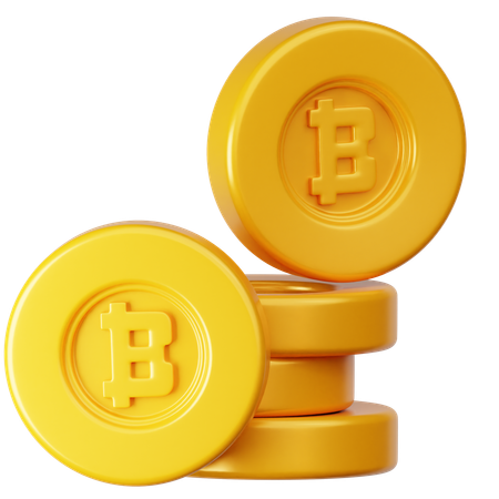 Bitcoin  3D Icon