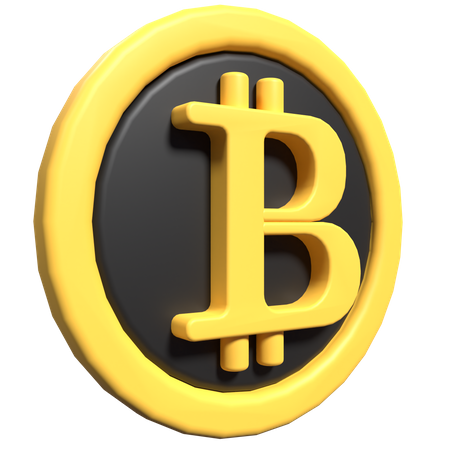 Bitcoin 3D Icon