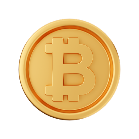 Bitcoin 3D Icon