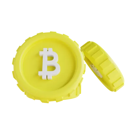 3 D Illustration Bitcoin 3D Icon