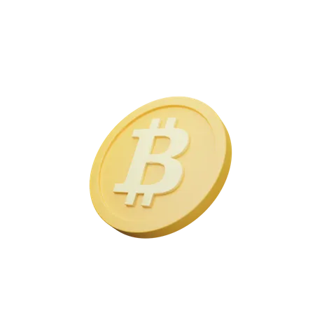 Crypto Bitcoin Icon 3D Icon