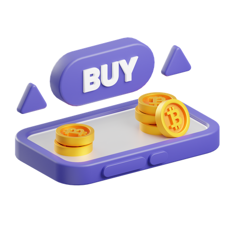 Bitcoin kaufen  3D Icon