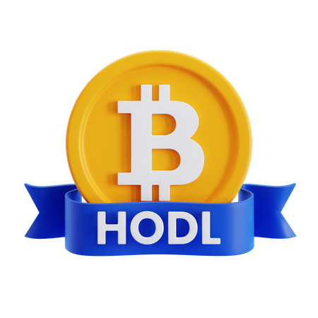Bitcoin-Abzeichen  3D Icon