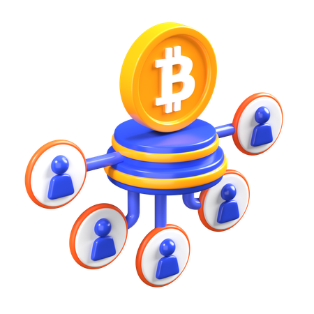 Bitcoin Access  3D Icon