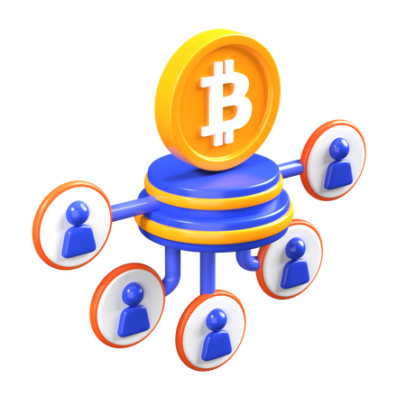 Bitcoin Access  3D Icon