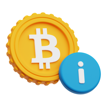 Bitcoin Alert  3D Icon