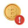 bitcoin alert symbol