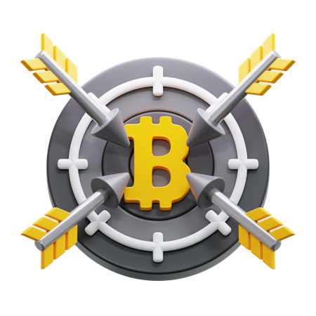 Alvo bitcoin  3D Icon