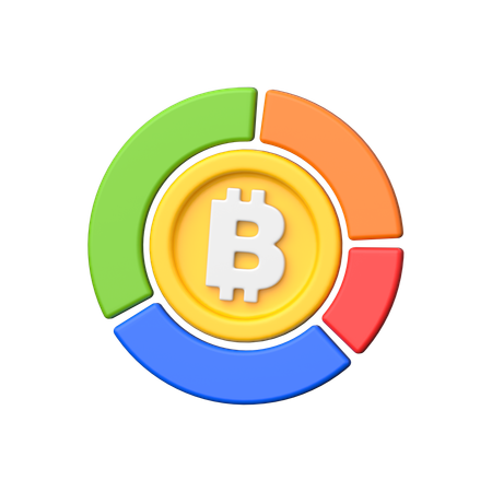 Analisi bitcoin  3D Icon