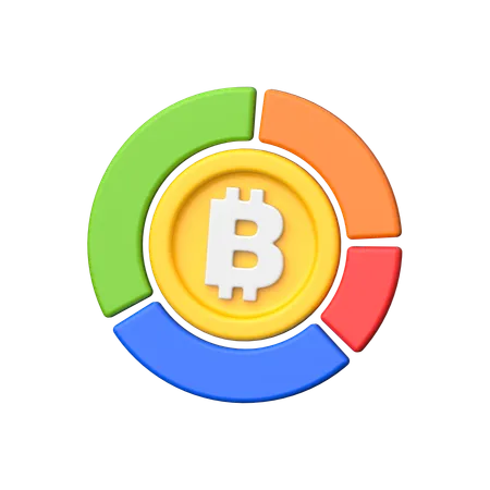 Analisi bitcoin  3D Icon