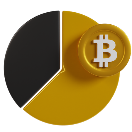 Bitcoin Analysis  3D Icon