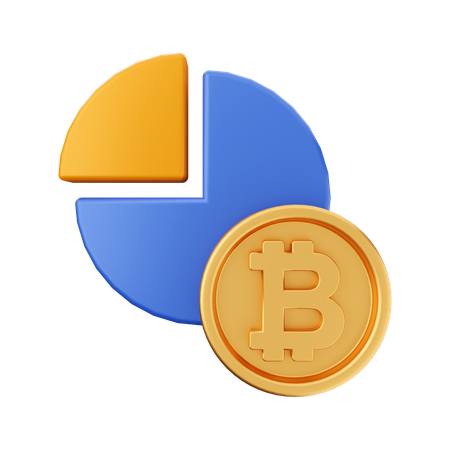 Bitcoin Analysis  3D Icon