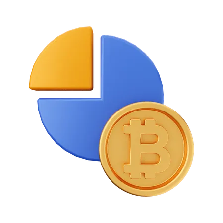 Bitcoin Analysis  3D Icon