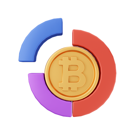 Bitcoin Analysis  3D Icon