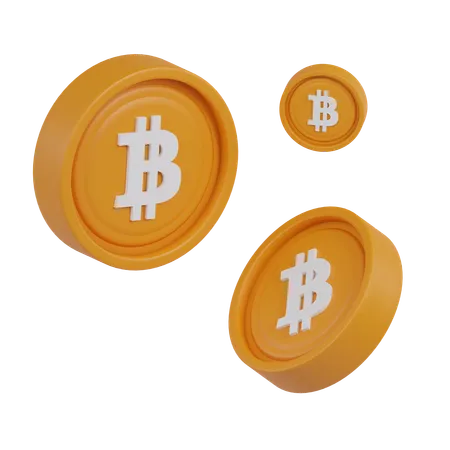 ビットコインと暗号通貨  3D Icon