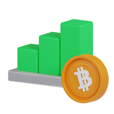 Bitcoin and Cryptocurrency  3D Icon