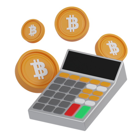 Bitcoin and Cryptocurrency  3D Icon