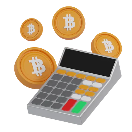 Bitcoin and Cryptocurrency  3D Icon