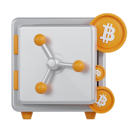 Bitcoin and Cryptocurrency  3D Icon