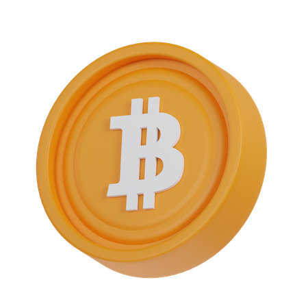 Bitcoin and Cryptocurrency  3D Icon