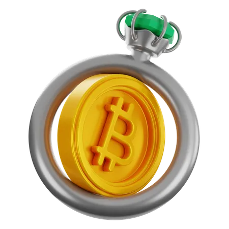 Bague bitcoin  3D Icon