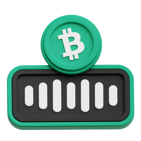 Bitcoin Audio  3D Icon